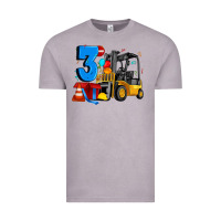 Vintage Zinc forklift birthday three Vintage Tee - Artiststas