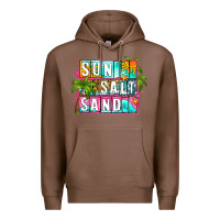 Chestnut sun salt sand summer Premium Hoodie - Zillion Design Studio