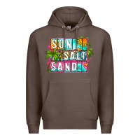 Coffee sun salt sand summer Premium Hoodie - Zillion Design Studio