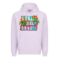 Lilac sun salt sand summer Premium Hoodie - Zillion Design Studio