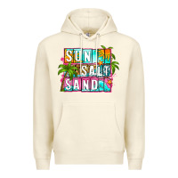 Sandshell sun salt sand summer Premium Hoodie - Zillion Design Studio