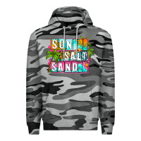 Slate Camo sun salt sand summer Premium Hoodie - Zillion Design Studio
