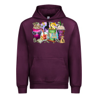 Mauve Wine boss babe coffee cups Urban Hoodie - Zillion Design Studio