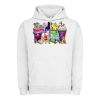 Pigment Lunar Rock boss babe coffee cups Urban Hoodie - Zillion Design Studio