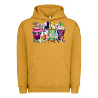 Pigment Peanut Butter boss babe coffee cups Urban Hoodie - Zillion Design Studio