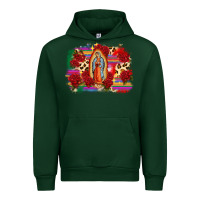 Forest Green Our Lady of Guadalupe Urban Hoodie - CTS Tumbler Store