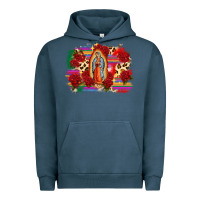 Pigment Midnight Navy Our Lady of Guadalupe Urban Hoodie - CTS Tumbler Store