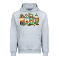 Heather Grey highly caffeinated coffee cups Urban Hoodie - Zillion Design Studio