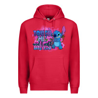 Cardinal touch me and i will bite you stitch Premium Hoodie - Zillion Design Studio