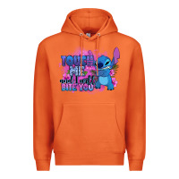 Carrot touch me and i will bite you stitch Premium Hoodie - Zillion Design Studio