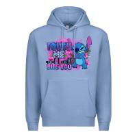 Colony Blue touch me and i will bite you stitch Premium Hoodie - Zillion Design Studio