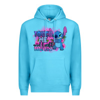 Ocean Blue touch me and i will bite you stitch Premium Hoodie - Zillion Design Studio