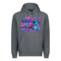 Rock touch me and i will bite you stitch Premium Hoodie - Zillion Design Studio