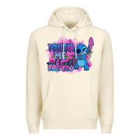 Sandshell touch me and i will bite you stitch Premium Hoodie - Zillion Design Studio