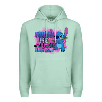 Seafoam touch me and i will bite you stitch Premium Hoodie - Zillion Design Studio