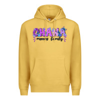 Antique Gold ohana means family with stitch Premium Hoodie - texasbilliewilder