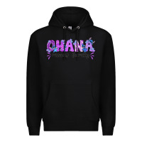 Black ohana means family with stitch Premium Hoodie - texasbilliewilder