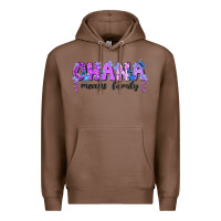 Chestnut ohana means family with stitch Premium Hoodie - texasbilliewilder