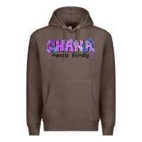 Coffee ohana means family with stitch Premium Hoodie - texasbilliewilder