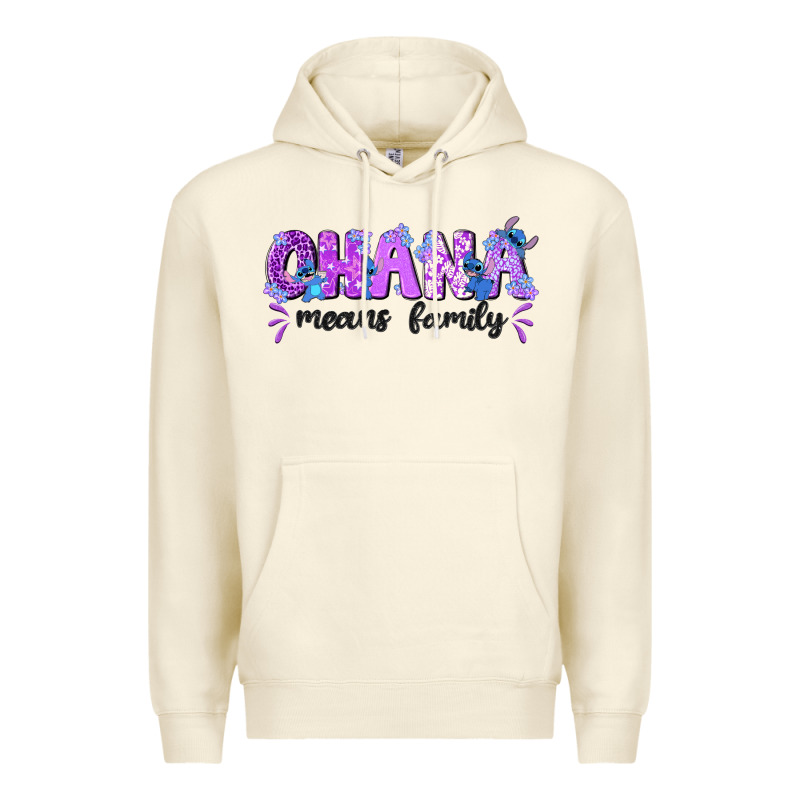 Ohana Means Family With Stitch Premium Hoodie by texasbilliewilder | Teevron