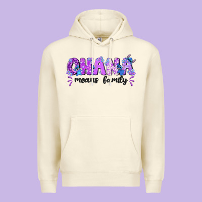 Ohana Means Family With Stitch Premium Hoodie Designed By Texasbilliewilder