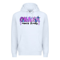 White ohana means family with stitch Premium Hoodie - texasbilliewilder
