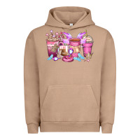 Pigment Burro princess coffee cups Urban Hoodie - Zillion Design Studio