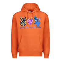 Carrot peace love stitch Premium Hoodie - texasbilliewilder