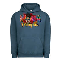Pigment Midnight Navy mama chingona Urban Hoodie - CTS Tumbler Store