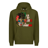 Army Green in a world full of princesses be a chingona Premium Hoodie - CTS Tumbler Store