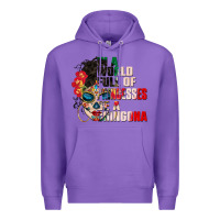 Purple in a world full of princesses be a chingona Premium Hoodie - CTS Tumbler Store