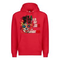 Red in a world full of princesses be a chingona Premium Hoodie - CTS Tumbler Store