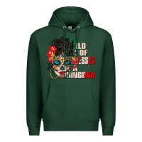 Sports Green in a world full of princesses be a chingona Premium Hoodie - CTS Tumbler Store