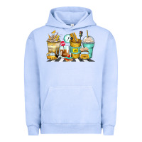 Pigment Grape Ice school bus coffee cups Urban Hoodie - Zillion Design Studio