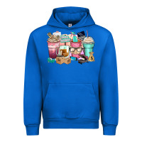 Cobalt small business coffee cups Urban Hoodie - Zillion Design Studio