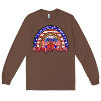 Chestnut america rainbow Long Sleeve Tee - BarkalooDesign