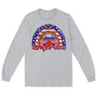 Moon Dust america rainbow Long Sleeve Tee - BarkalooDesign