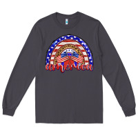 Smoke america rainbow Long Sleeve Tee - BarkalooDesign
