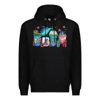 Black turtle coffee cups Premium Hoodie - Zillion Design Studio
