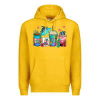 Lemon turtle coffee cups Premium Hoodie - Zillion Design Studio