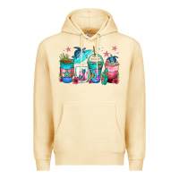 Pina Colada turtle coffee cups Premium Hoodie - Zillion Design Studio