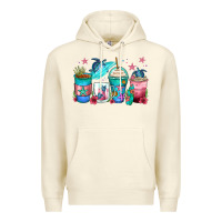 Sandshell turtle coffee cups Premium Hoodie - Zillion Design Studio