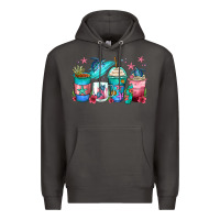 Smoke turtle coffee cups Premium Hoodie - Zillion Design Studio