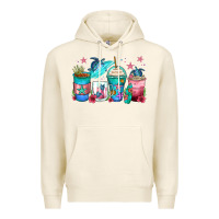Tofu turtle coffee cups Premium Hoodie - Zillion Design Studio