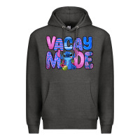 Charcoal Heather vacay mode stitch Premium Hoodie - Zillion Design Studio