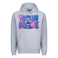 Heather Grey vacay mode stitch Premium Hoodie - Zillion Design Studio