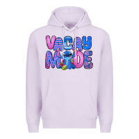 Lilac vacay mode stitch Premium Hoodie - Zillion Design Studio
