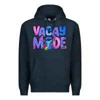 Navy vacay mode stitch Premium Hoodie - Zillion Design Studio