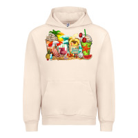 Sandshell summer vibes coffee cups Urban Hoodie - Zillion Design Studio