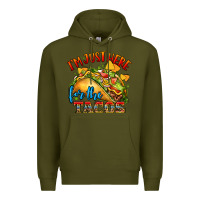 Army Green im just here for the tacos Premium Hoodie - CTS Tumbler Store